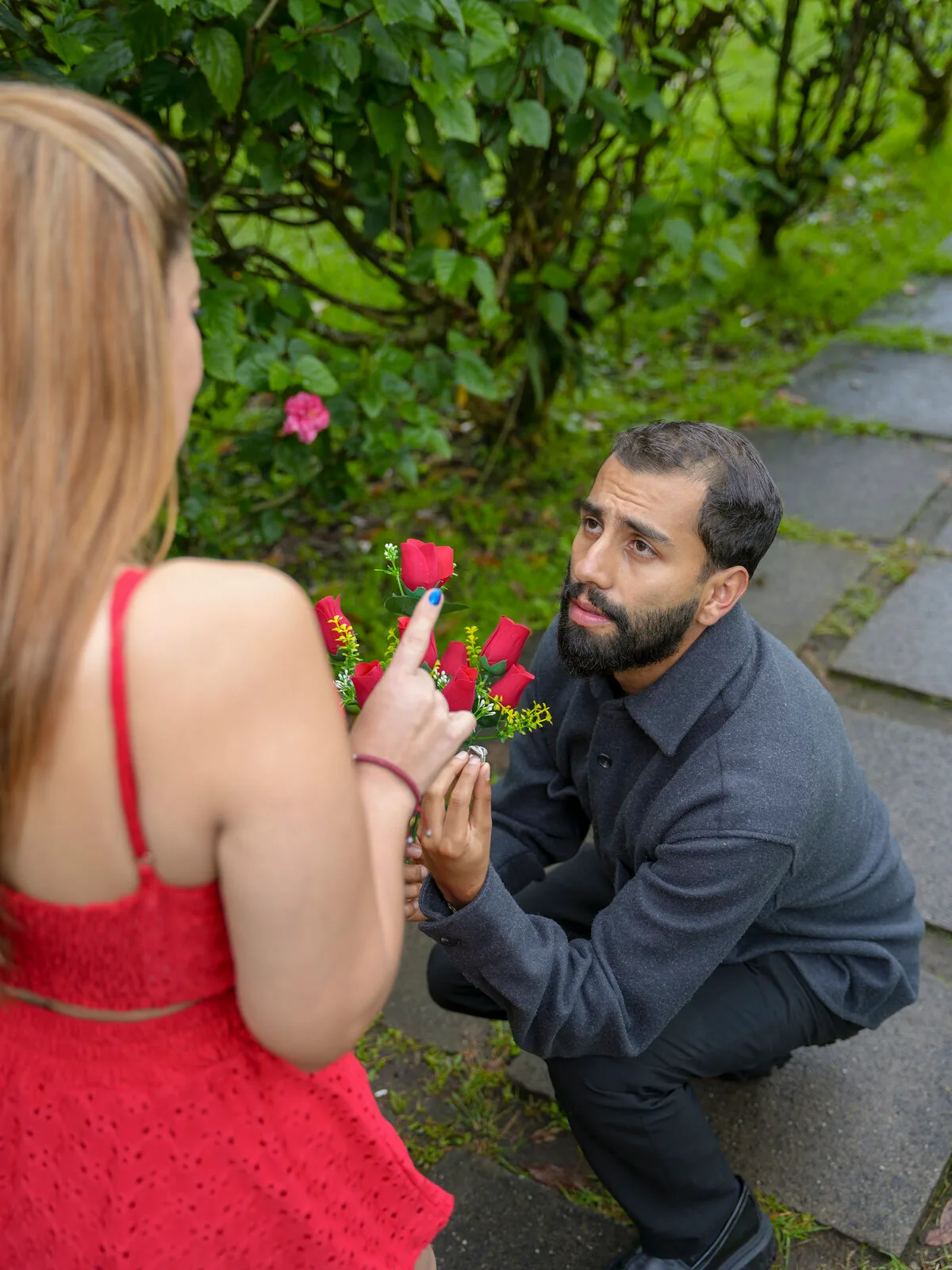 A dramatic scene from an original production